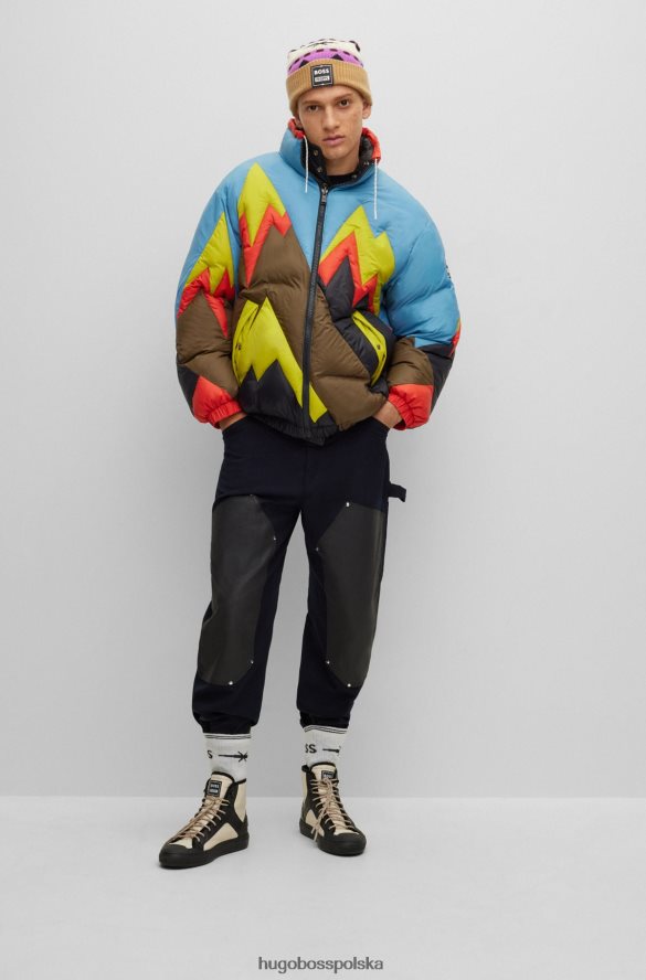 Hugo Boss wysokiej klasy buty sportowe x phipps wzorzyste R0X0H65002