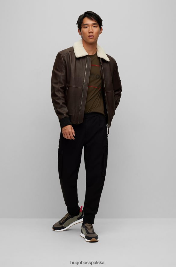 Hugo Boss wzorzyste buty sportowe hugo inspirowane bieganiem, wykonane z różnych materiałów, z nałożonym logo wzorzyste R0X0H64777