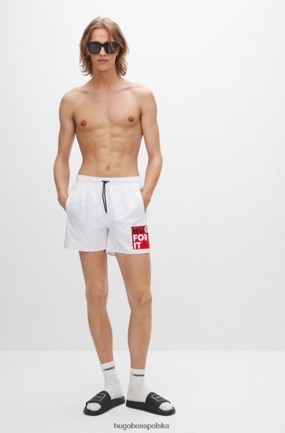 Hugo Boss czarne klapki hugo z szerokim paskiem i logo w metalicznej oprawie czarny R0X0H65030