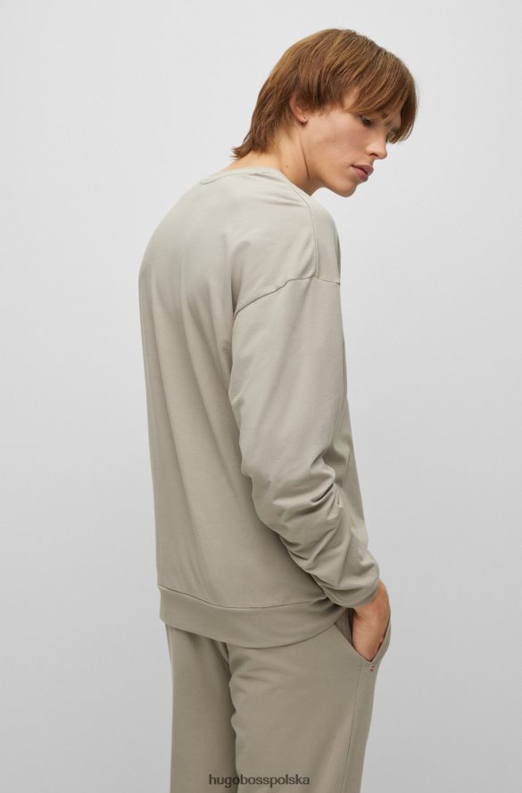 Hugo Boss Bluza z rozciągliwej bawełny z logo Hugo w kolorze jasnozielonym jasnozielony R0X0H64363