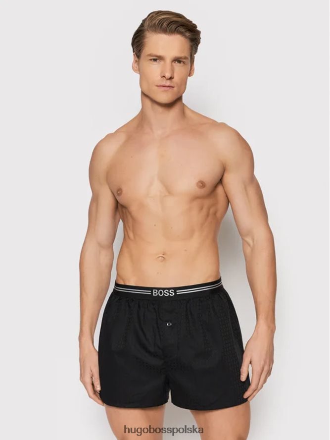 Hugo Boss Bokserki 2 szt. 50454605 czarne czarny R0X0H620