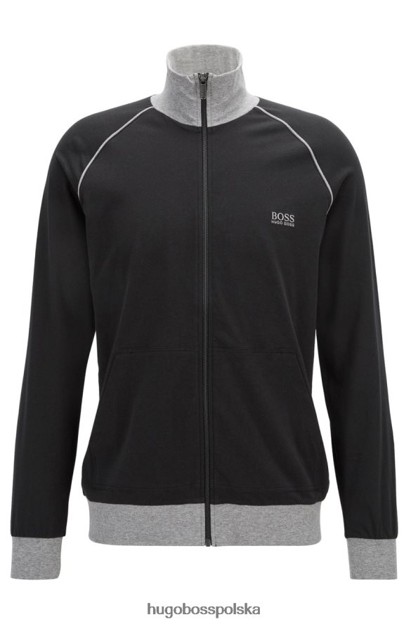 Hugo Boss Kurtka wypoczynkowa mix&match 50379013 czarna czarny/granatowy R0X0H6338