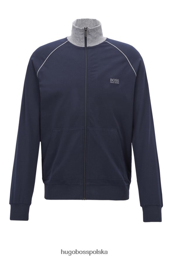 Hugo Boss Kurtka wypoczynkowa mix&match 50379013 czarna czarny/granatowy R0X0H6338