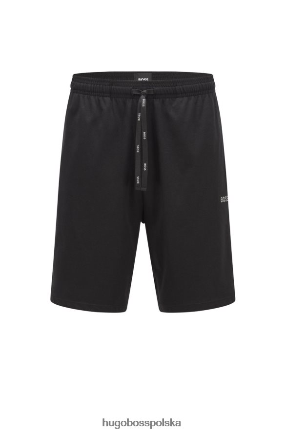 Hugo Boss bielizna nocna krótka 50469561 czarna czarny/granatowy R0X0H6127