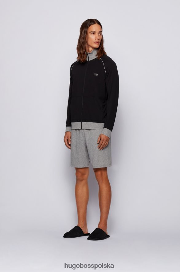Hugo Boss kapcie domowe 50445700 czarne czarny R0X0H6236