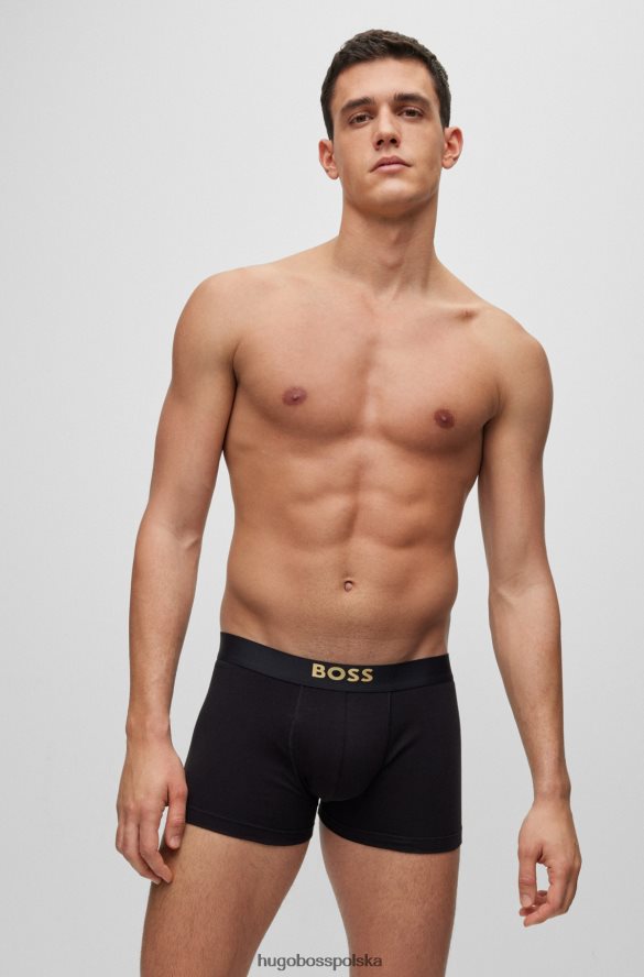 Hugo Boss Zestaw upominkowy z bielizną hugo z bawełny organicznej i czarnym logo czarny R0X0H62400