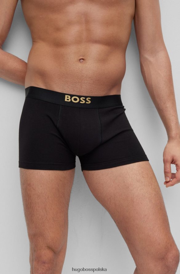 Hugo Boss Zestaw upominkowy z bielizną hugo z bawełny organicznej i czarnym logo czarny R0X0H62400
