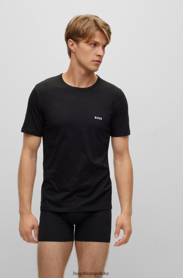 Hugo Boss hugo ciemnoczerwony trójpak bielizny z bawełnianego dżerseju ciemno czerwony R0X0H61251
