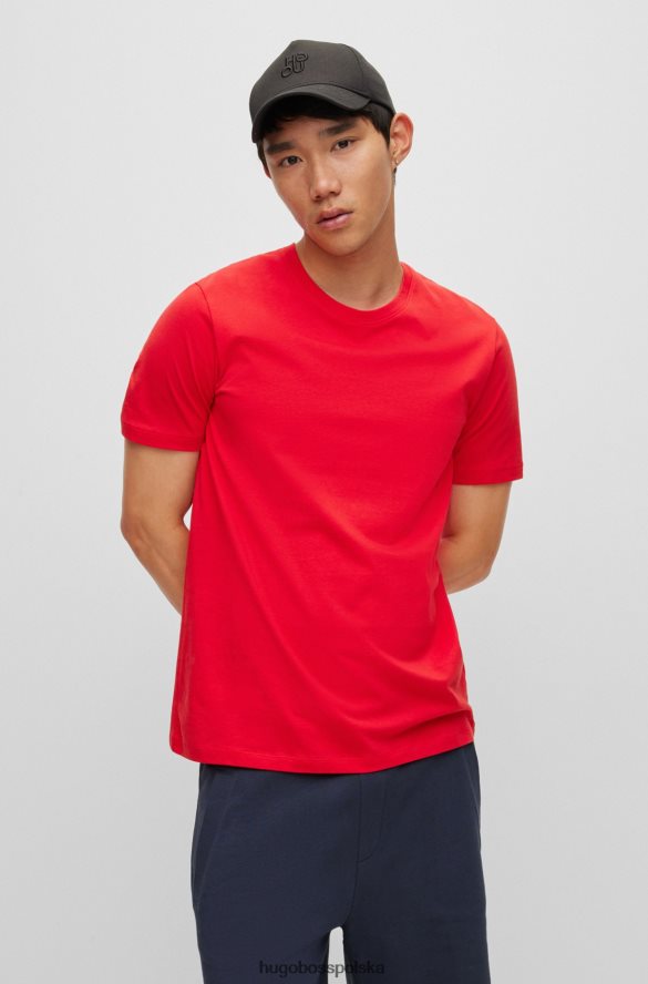 Hugo Boss hugo jasnoczerwony dwupak bawełnianych T-shirtów bieliźnianych z pionowym logo jasnoczerwony R0X0H61031