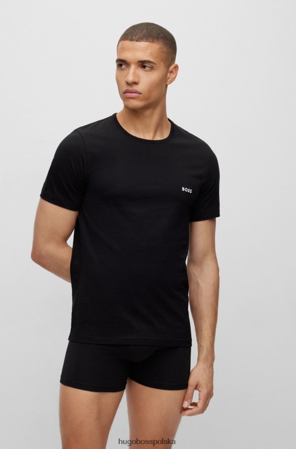 Hugo Boss trzypak bielizny-t-shirtów z bawełnianego dżerseju w kolorze zielonym hugo zielony R0X0H61253