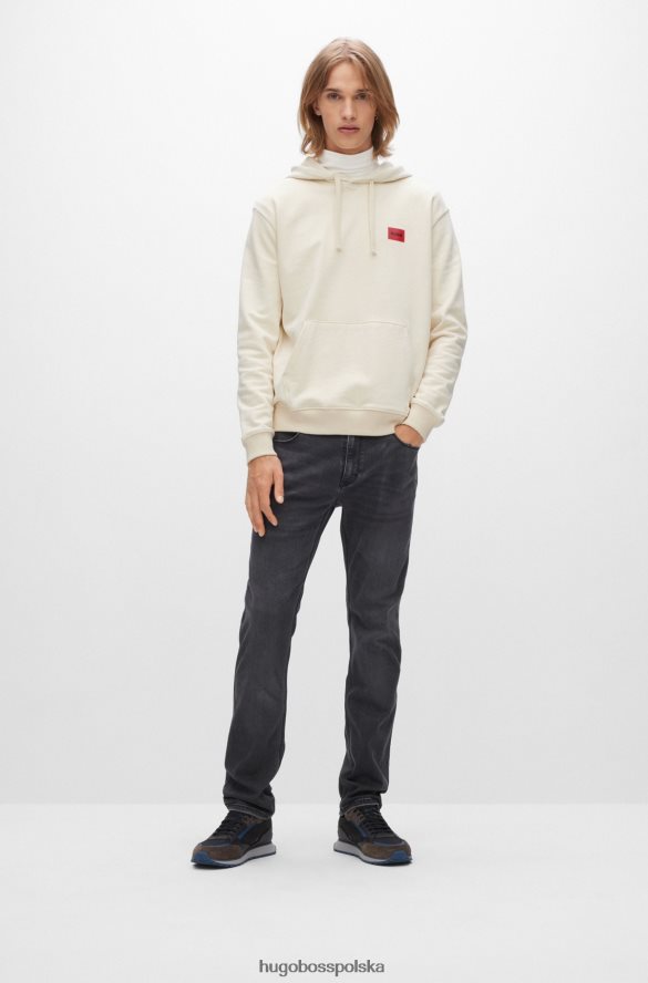 Hugo Boss Biała bluza z kapturem i logo hugo w kolorze recot2 biały R0X0H63741