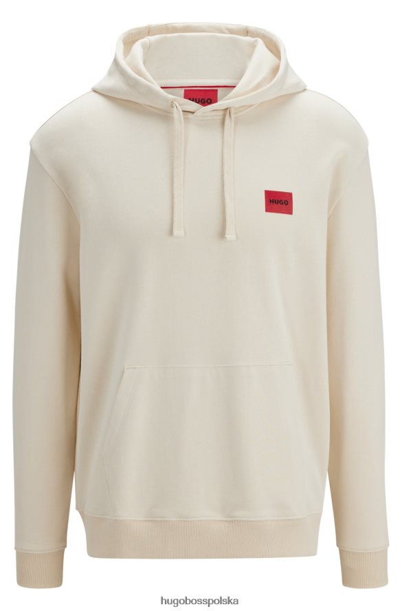 Hugo Boss Biała bluza z kapturem i logo hugo w kolorze recot2 biały R0X0H63741