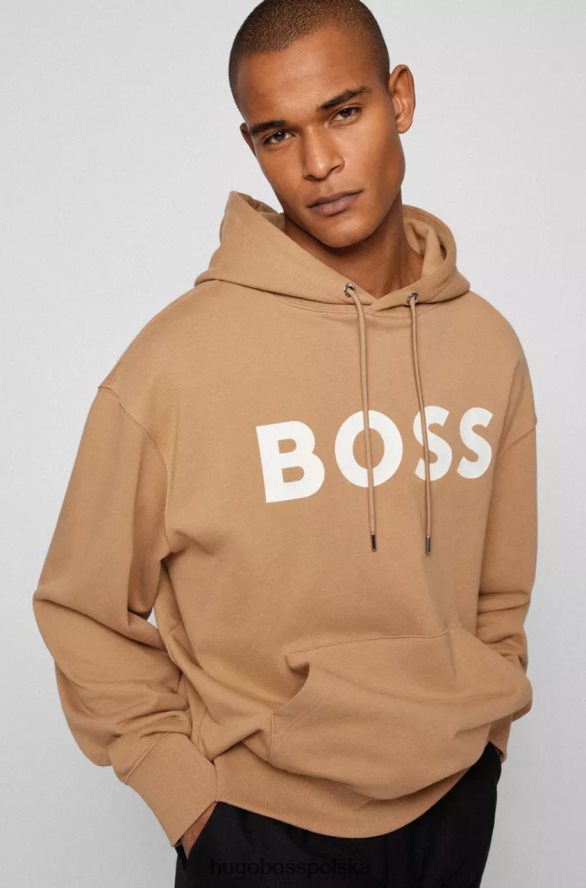 Hugo Boss Bluza z kapturem unisex Sullivan 50477050 czarna czarny/beżowy R0X0H6157