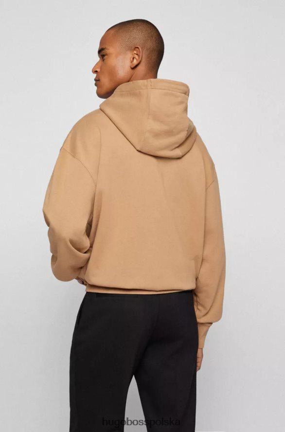 Hugo Boss Bluza z kapturem unisex Sullivan 50477050 czarna czarny/beżowy R0X0H6157