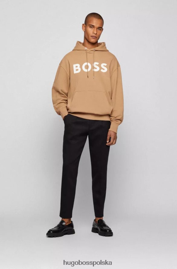 Hugo Boss Bluza z kapturem unisex Sullivan 50477050 czarna czarny/beżowy R0X0H6157