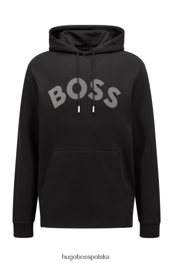 Hugo Boss bluza z kapturem soody 50469367 czarna czarny R0X0H6103