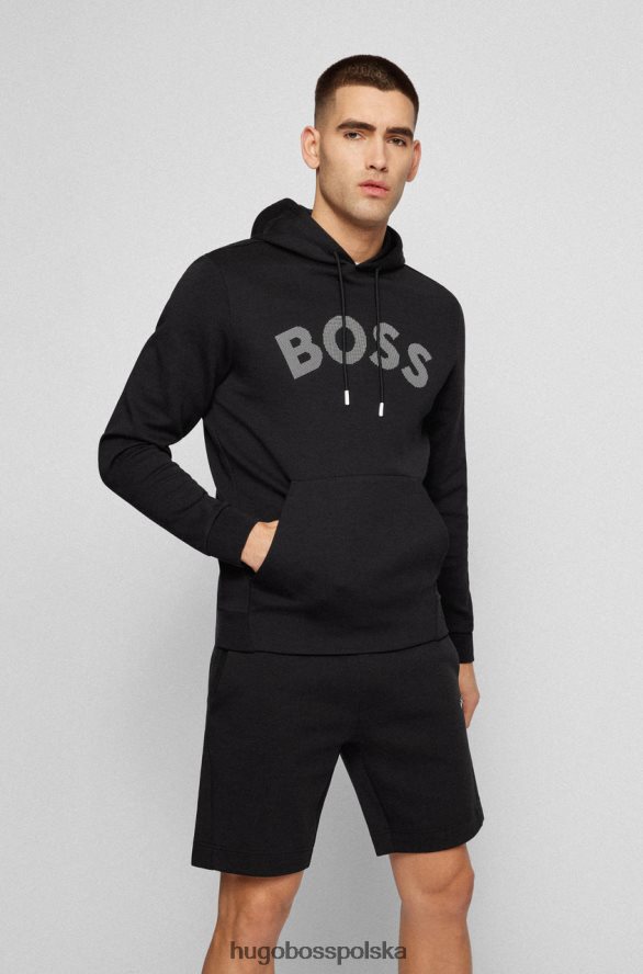Hugo Boss bluza z kapturem soody 50469367 czarna czarny R0X0H6103
