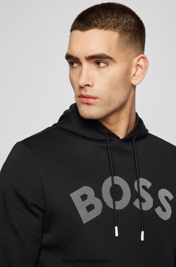 Hugo Boss bluza z kapturem soody 50469367 czarna czarny R0X0H6103