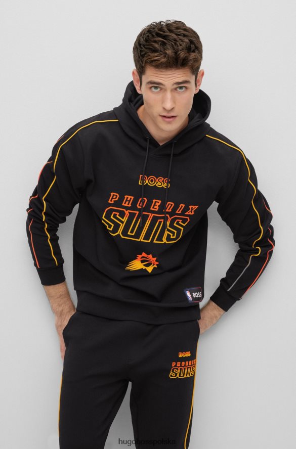Hugo Boss i bluza z kapturem z mieszanki bawełny NBA słońca NBA R0X0H61827