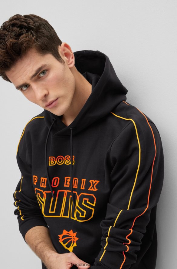 Hugo Boss i bluza z kapturem z mieszanki bawełny NBA słońca NBA R0X0H61827