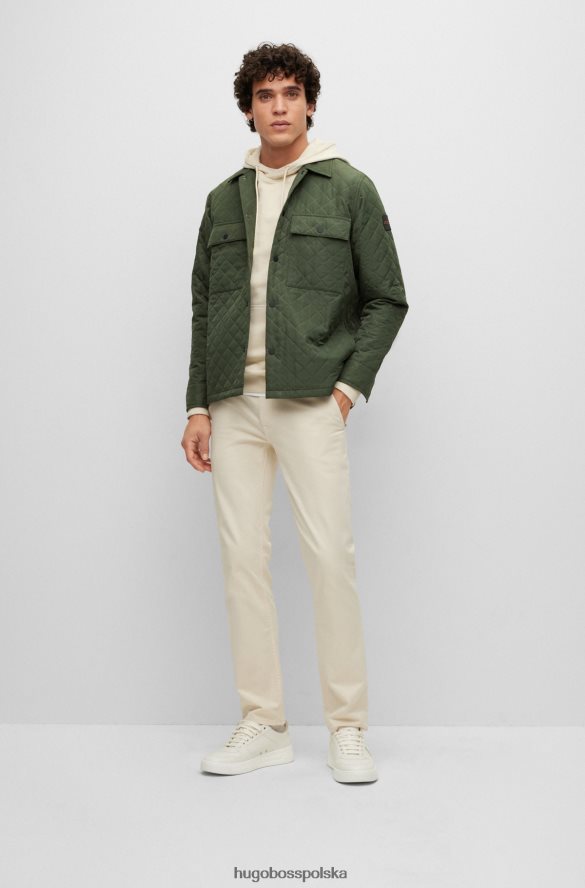 Hugo Boss Bluza z kapturem hugo z bawełny frotte i naszywką z logo w kolorze białym biały R0X0H6938