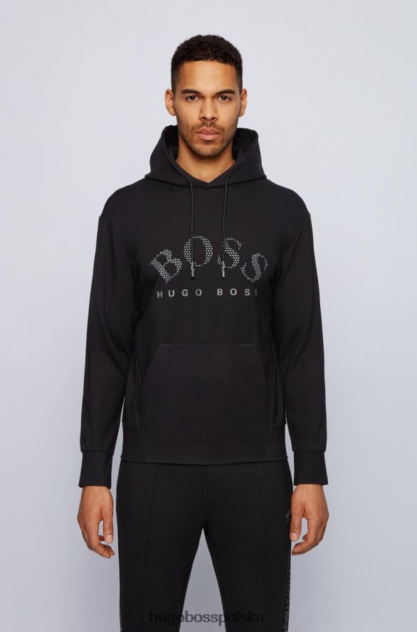 Hugo Boss bluza sly aj 50446840 czarna czarny R0X0H6251