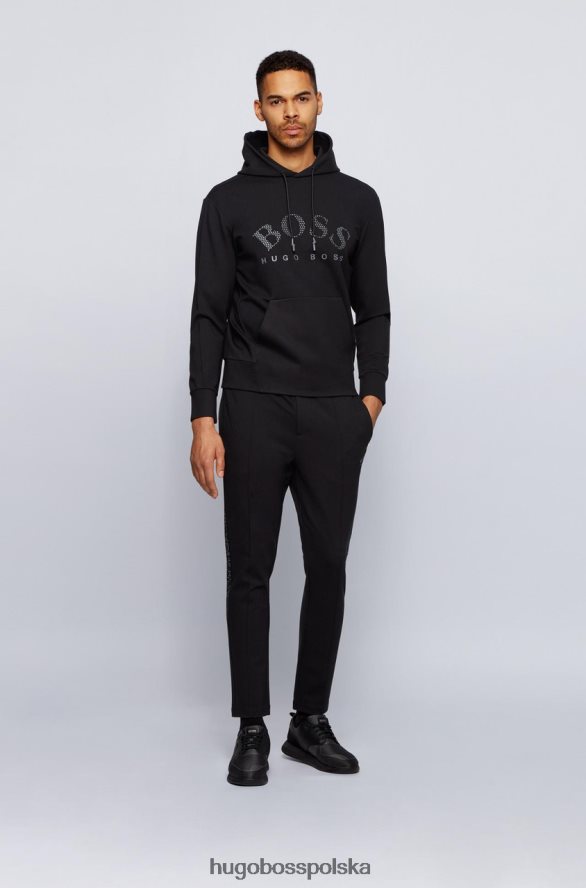 Hugo Boss bluza sly aj 50446840 czarna czarny R0X0H6251