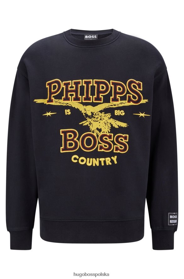 Hugo Boss Bluza hugo x phipps z bawełny organicznej czarny R0X0H63034