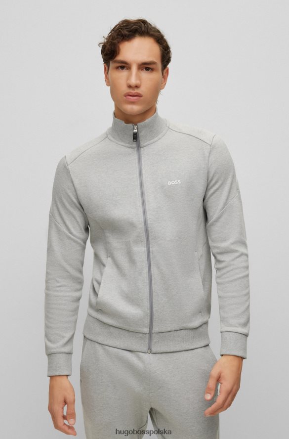Hugo Boss Dres Hugo o regularnym kroju z logo, z dwustronnej bawełny w kolorze jasnoszarym jasnoszary R0X0H61044