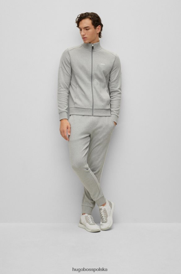 Hugo Boss Dres Hugo o regularnym kroju z logo, z dwustronnej bawełny w kolorze jasnoszarym jasnoszary R0X0H61044