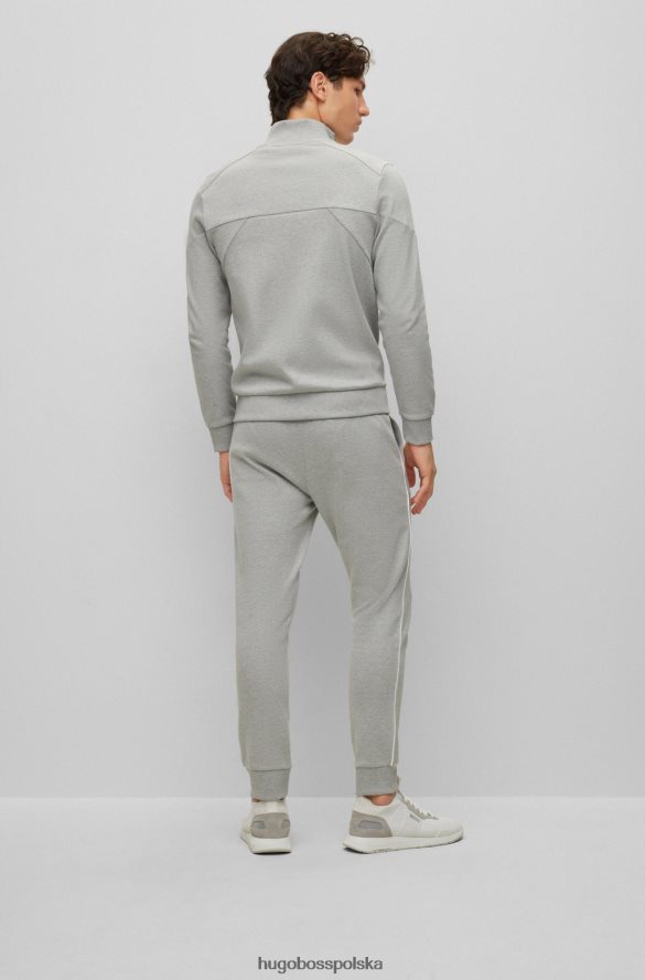 Hugo Boss Dres Hugo o regularnym kroju z logo, z dwustronnej bawełny w kolorze jasnoszarym jasnoszary R0X0H61044