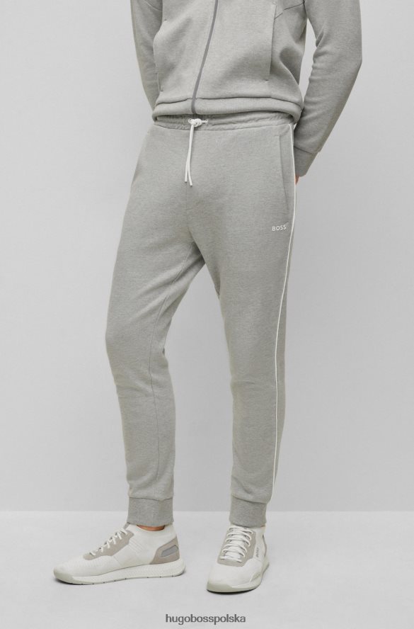 Hugo Boss Dres Hugo o regularnym kroju z logo, z dwustronnej bawełny w kolorze jasnoszarym jasnoszary R0X0H61044