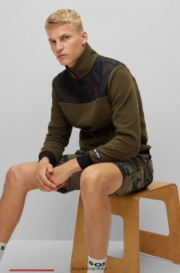 Hugo Boss & NBA Bluza z rozciągliwego polaru i zapinana na zamek rodzaj NBA R0X0H63083