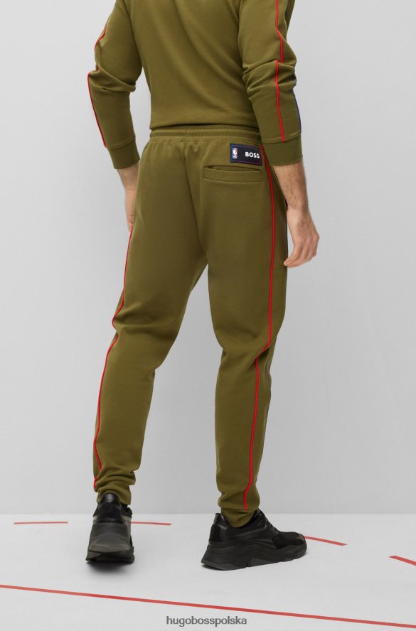 Hugo Boss & NBA Dres z mieszanki bawełny i spodniami z logo we flokowane wzory rodzaj NBA R0X0H62207