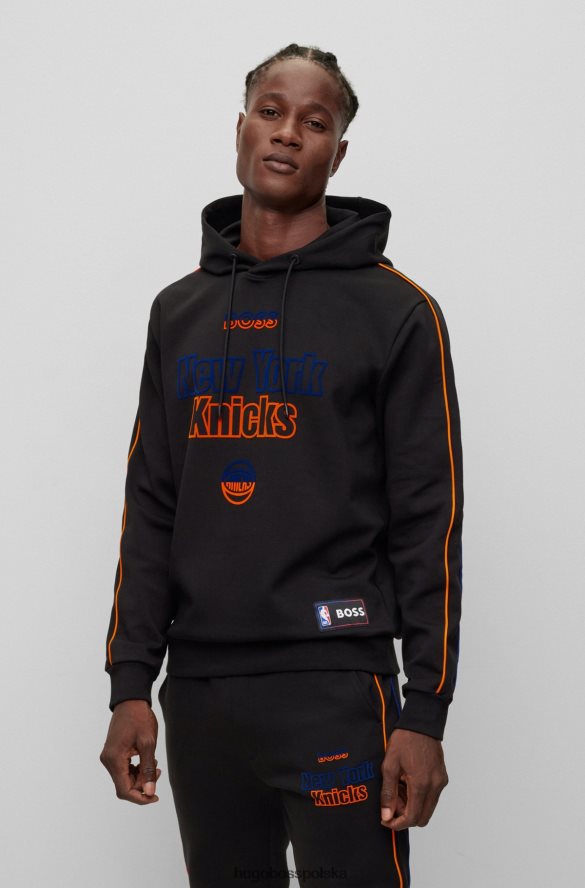 Hugo Boss & NBA bluzy z kapturem, z mieszanki bawełny knicks NBA R0X0H61829