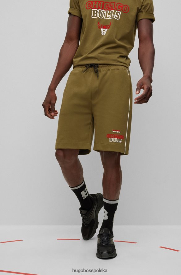 Hugo Boss & NBA szorty z mieszanki bawełny byki NBA R0X0H63177