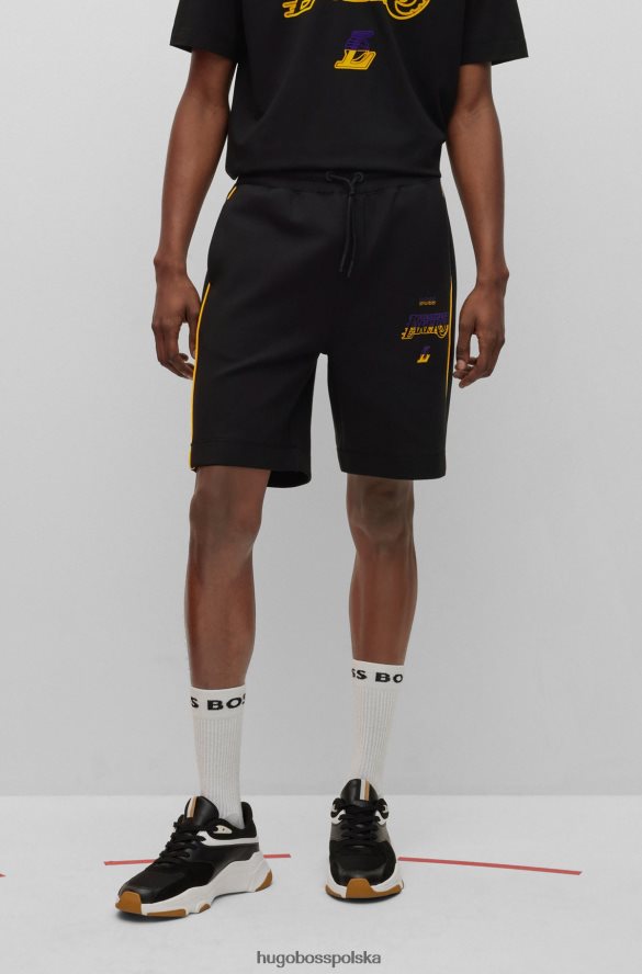 Hugo Boss Szorty z mieszanki bawełny & NBA Lakers z NBA R0X0H63180