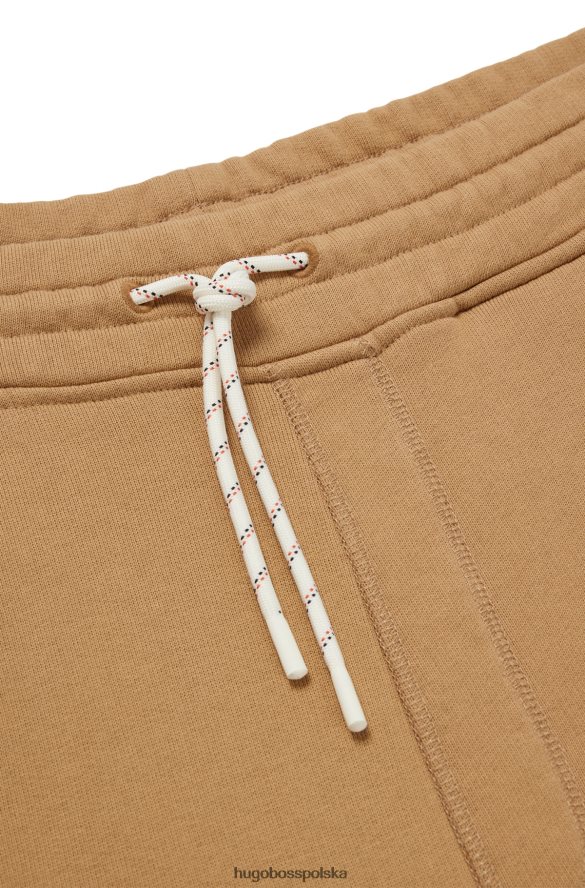 Hugo Boss długie spodnie dresowe z bawełny organicznej x phipps beżowy R0X0H63780