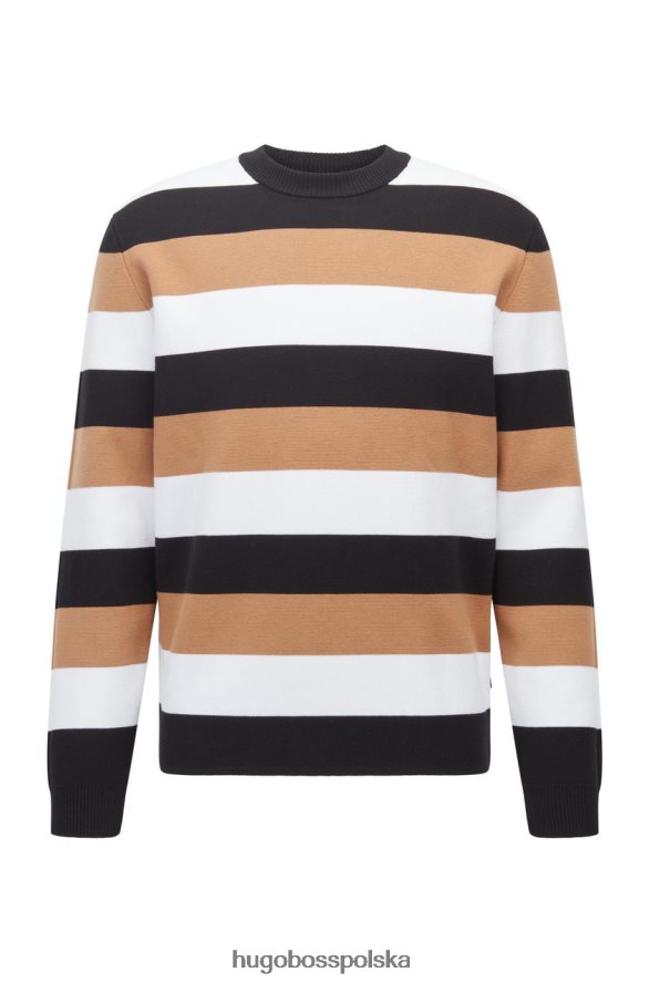 Hugo Boss dzianina estebano 50466540 czarna czarny R0X0H6100