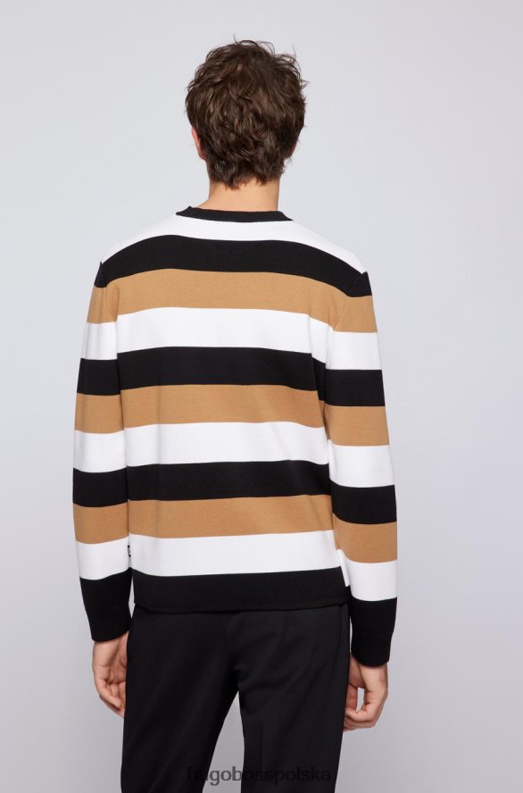 Hugo Boss dzianina estebano 50466540 czarna czarny R0X0H6100