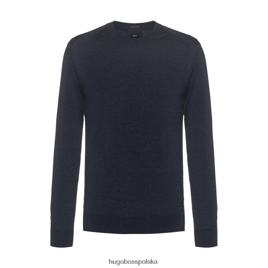 Hugo Boss dzianina t-baccardo 50415921 granatowa granatowy/camelowy R0X0H6347