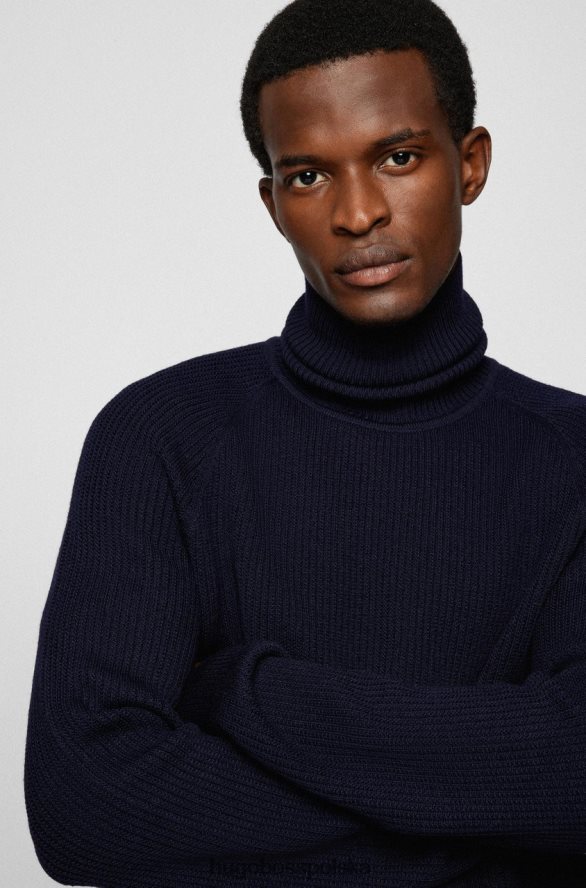 Hugo Boss dzianina z okrągłym dekoltem Novenzo 50457714 oliwkowa oliwkowy/granatowy/czerwony R0X0H6168
