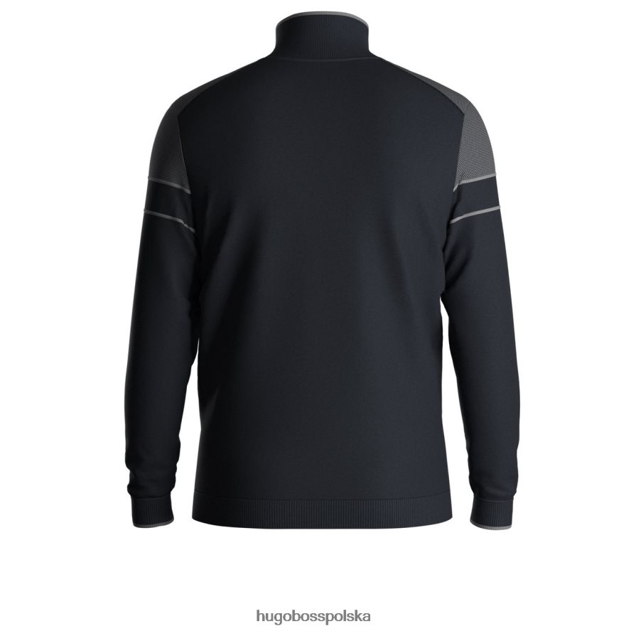 Hugo Boss dzianina zeeko 50437914 jaskrawoczerwona jaskrawoczerwony/granatowy R0X0H6346