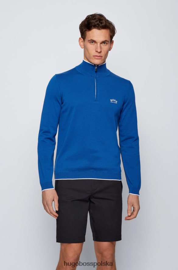 Hugo Boss dzianina ziston 50440712 czerwona czerwony/niebieski/oliwkowy R0X0H6294