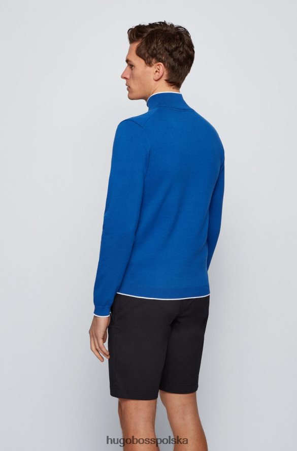 Hugo Boss dzianina ziston 50440712 czerwona czerwony/niebieski/oliwkowy R0X0H6294