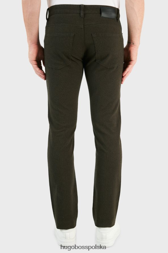 Hugo Boss 5 kieszeni delaware 50458270 oliwkowy oliwkowy/ciemnoniebieski/szary R0X0H6183