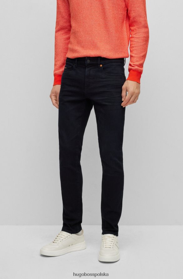 Hugo Boss Dżinsy Hugo Skinny Fit z ciemnoniebieskiego, bardzo elastycznego denimu w kolorze ciemnoniebieskim ciemny niebieski R0X0H62171