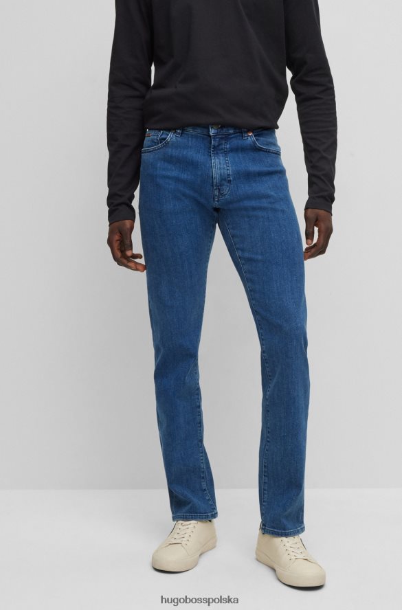 Hugo Boss Dżinsy hugo o regularnym kroju w kolorze niebieskim, bardzo elastycznym, denim blue niebieski R0X0H61563