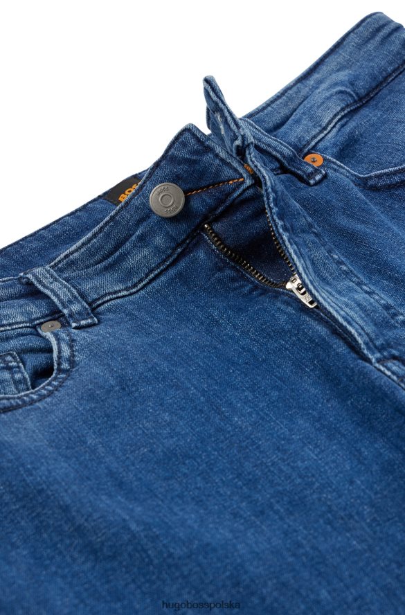 Hugo Boss Dżinsy hugo o regularnym kroju w kolorze niebieskim, bardzo elastycznym, denim blue niebieski R0X0H61563
