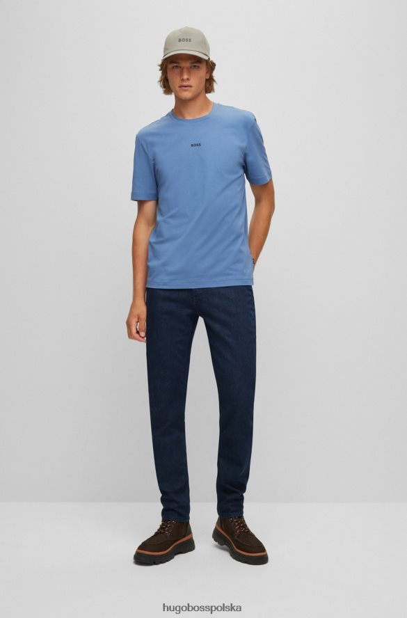 Hugo Boss Dżinsy hugo slim-fit z ciemnoniebieskiego, komfortowego denimu ze stretchem ciemny niebieski R0X0H61288